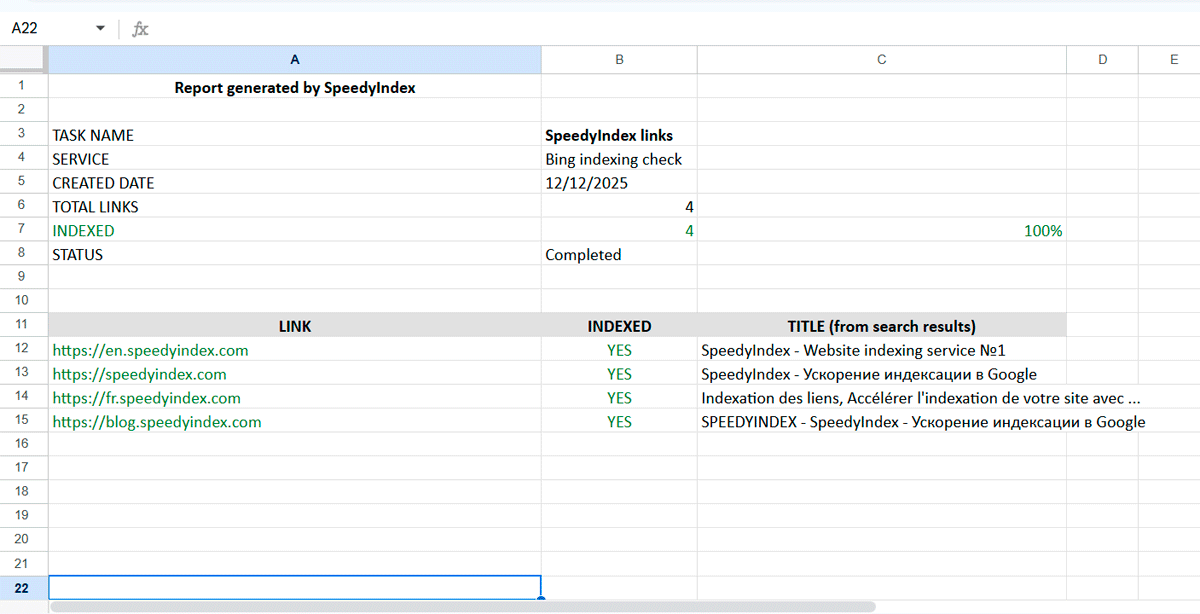 Informe comparativo Bing frente a Google